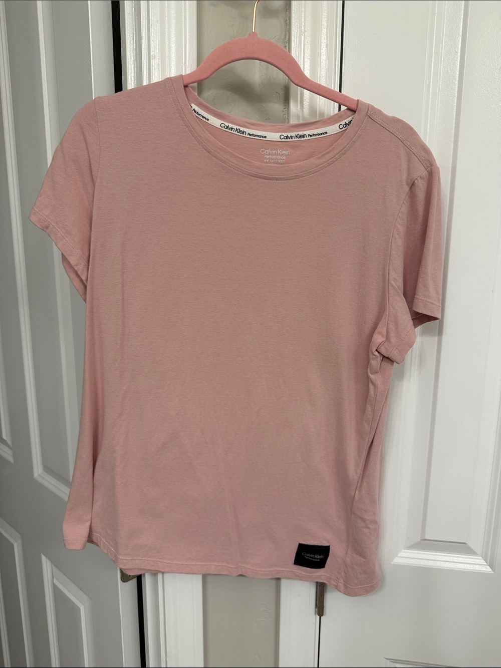 Calvin Klein Blush Pink Short Sleeve Crew Neck Tee